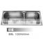 High quality best discount double bowl big size UPC bathroom sink