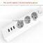 Europe Type 3 Power Strips with 3 USB Socket