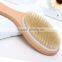 High quality natural soft bristle wooden back body wash brush