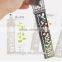 Gold plated Finished Metal Hollow Out Bookmark Present with ribbon for promotion