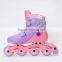 Cheap Hard shell adjustable 4 wheels land inline roller skate for girls/kids China