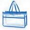 Transparent reusable simple PVC toilet bag