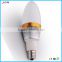 E14 E27 pc cover CE ROHS approved candle shape led light