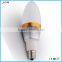 E14 E27 pc cover CE ROHS approved candle shape led light