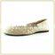 2015 High Quality Women's Patent Leather Slip On Ballet Flats Shoes