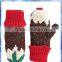 100% Acrylic Women Christmas Pudding Knitting Mittens