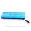 New hot products 4000mAh Built-in Cable metal universal portable charger power bank