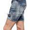 2015 new desgin Fashion loose denim shorts man hole male destroyed pants (JXW1800)