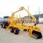 Hot selling ZM8006 8 tons Log grappler trailer for 50-80HP tractor