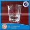 triangle bottom round top unique shaped drinking glass 280ml