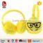 2016 New Popular Plush Emoji Earmuffs Emoji Toys Gifts China Manufacture