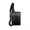 2015 New arrival fashion design genuine cowhide leather men chest bag,small cross body messenger bag for men,sport bags