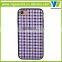 Full Wrap Edge checked pattern Case tpu cover for iPhone 7