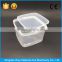 15L natural PP handled square plastic bucket