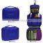 Travel hanging cosmetic bag with hook