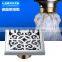LABRAZE LE8503C bathroom/kitchen brass floor drains with chrome plating