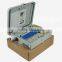 12 core/8 core FTTH metal/plastic outdoor fiber optic distribution box/optical terminal box