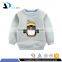 New style o neck long sleeve blue 100% cotton kids wholesale hoodies