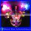 2014 Crazy Selling Multicolor Flashing Feather Mask