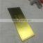 gold plating custom made signboard Electrical safety sign made of metal