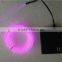 bright el wire 2.3mm 5M+9V rechargeable battery inverter on/flash/adjustable brigtness