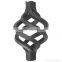 4 or 8 Twisted Wires Wrought Iron Basket For Fence, Gate