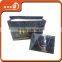 China supplier logo printing black paper bag with handle