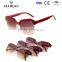 Purple Half Rim Big Square Fashion Women Sunglasses