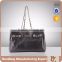 5152-Newest hot selling chain shoulder strap embroidery pebble grain leather women handbags