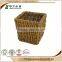 custom wholesale form china Accept OEM rustic hinging outdoor planter wicker basket no handles