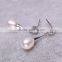 Simple Freshwter Pearl Earrings AAA 8-9mm Drop High Quality Stud Pearl Earring