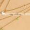 MYLOVE Fashion gold plated necklace cute butterfly leaf pendant long polo chain sweater necklace HOT MLSC-17