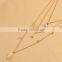 MYLOVE Fashion gold plated necklace cute butterfly leaf pendant long polo chain sweater necklace HOT MLSC-17