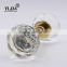 2 1/6 inch gold-plated cheap China crystal shower door handles