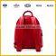 Factory Promotional Funny Cute Style Soft PU Leather Red Color Backpack Schoolbag Leisure Bag for Girls