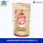 Eco-friendly Food Grade Stand up Food Brown Kraft Paper Bag With Zipper