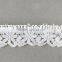 high quality design 6cm white cotton lace border lace for sale