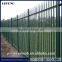 Polyester coated palisade fence