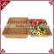 Functional durable rattan woven vegetable store equipment fruit basket