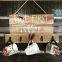 Wooden Coffee sign twine and hooks, Personalized Coffee Gift