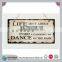 personalized wooden pavement sign