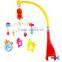 Bettery operation Plastic Musical Baby Bed Hanging Toy