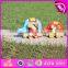 2015 Wooden pulling cart toy with blocks,DIY wooden pull push toy for children,Funny cheap wooden pull toy for baby W05B075-A1
