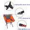 Fashion new technology aluminum folding fishing chair multifunctional chair