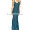 Wholesale Deep V Neck Maxi Beach Party Wear Dress Sexy Slit Ladies Western Long Backless Beachwear Dress