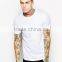 Guangzhou Factory Custom Plain Dyed Short Sleeve O-Neck White men's 100% Cotton 180gsm Soft Jersey Casual Blank T-Shirt