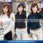 2015 hot sell new custom plain white lady shirts white formal shirts for ladies