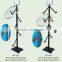 steel bicycle column tire rack containing eight hand wheel stand