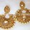Gold plated DANGLER earrings