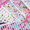 Colorful Love Heart Shape Self-adhesive Acrylic Rhinestone Sticker,Crystal Rhinestone Sticker